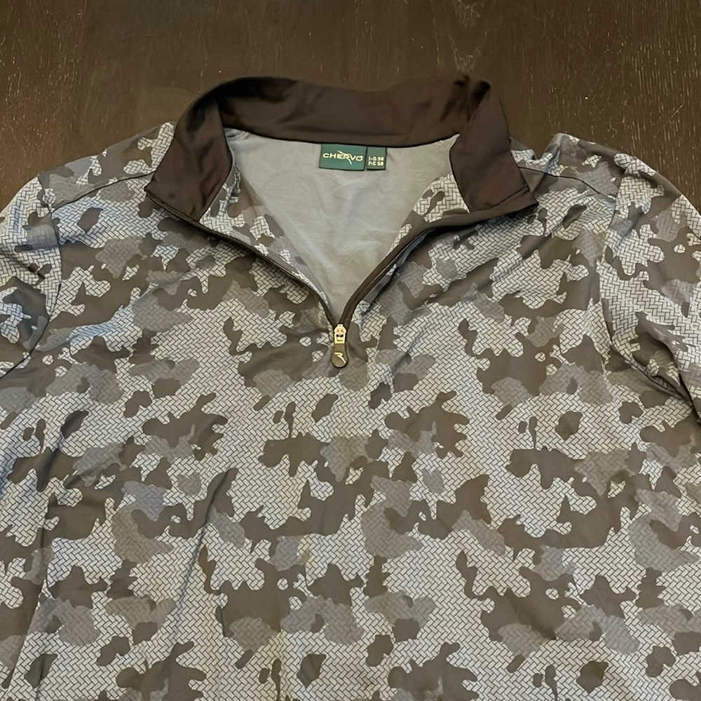EUC Chervo Golf Pullover Quarter Zip